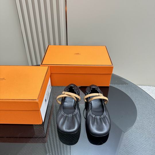 2025 Hermes Single Shoes 0221