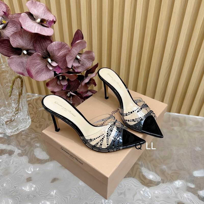 Gianvito Rossi sz35-40 10.5CM  8.5CM   5.5CM LL1202